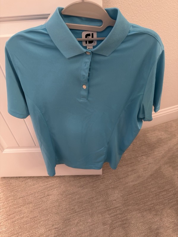 Footjoy Golf Shirt. Women’s Large. Blue.