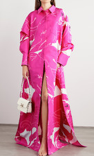 Valentino Pink panther faille long shirt dress - BNWT