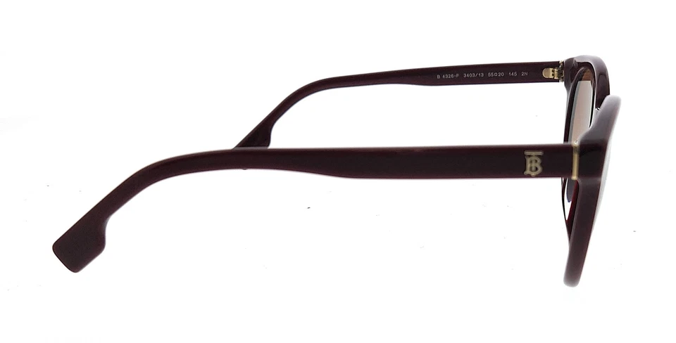 Gafas de sol redondas Burberry 0BE4326F 340313 Amelia Burdeos Foto 4 de 4