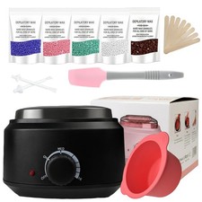 Professional Wax Heater Warmer Hair Removal Depilatory Waxing Kit 400G Beans