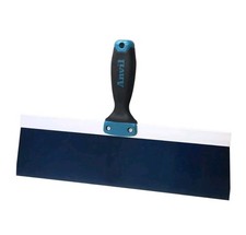 Anvil 14 in. Blue Steel Taping Knife with Soft Grip 5 in. Handle