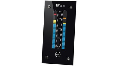 ELV Bausatz VU-Meter VU-30 mit Peak-Hold inkl. Frontplatte, Set mit Farbfilterfo