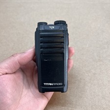 Titan Radio TR200U 2 UHF Two-Way Radio 450-470MHz w/ Battery  Belt Clip Tested
