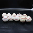 Hall Of Famers Signed Rawlings Baseball Lot (10) Palmer/Kell/Spahn Auto D13945