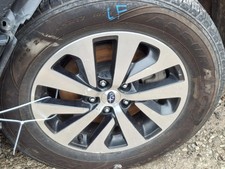 Used Wheel fits: 2022 Subaru Legacy 17x7 alloy machined dark metallic Grade B
