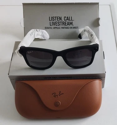 Ray Ban Meta Gen 1 Lunettes de Soleil Wayfarer Matte Black - Photo 1/4
