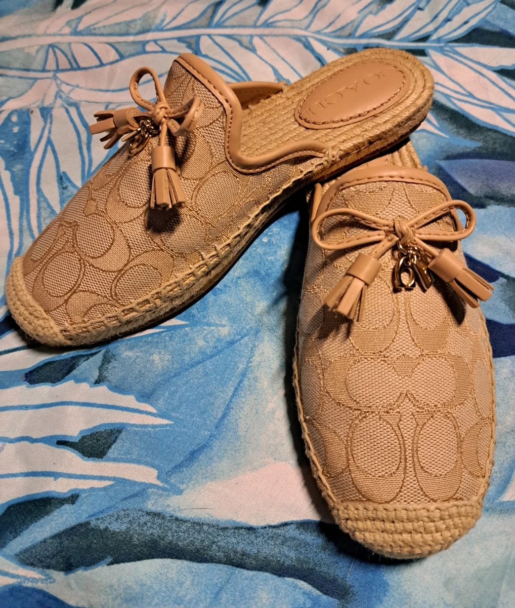 Coach Beige Flats for Women for sale | eBay