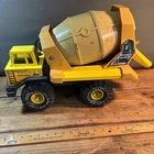 Vintage 1980s Tonka Cement Mixer Truck Turbo Diesel XMB-975 Pressed Steel