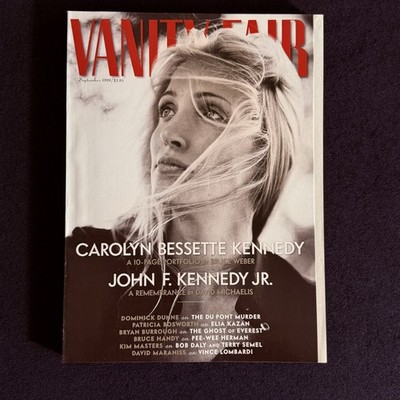 Vanity Fair September 1999 Carolyn Bessette Kennedy John F. Kennedy Jr. Unread