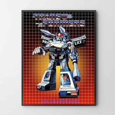 Poster Transformers G1 1984 Prowl Box Artwork Glossy Unframed Poster Print T0008
