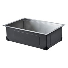 30' Kitchen Sink Undermount Single Bowl Drop-In Basin Stainless Steel Bar