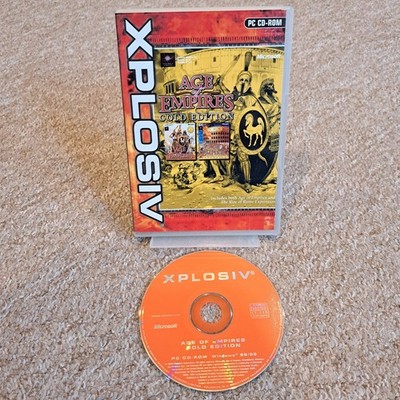 Age of Empires Gold Edition PC CD-ROM Videospiel RTS Strategie Xplosiv N Neuwertig