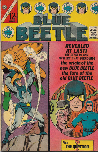 Blue Beetle #2 Origin story, 2nd Question 1967 Silver Charlton Steve Ditko