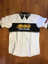 Mens Vintage Mathews Solocam Full Button Collared Shirt