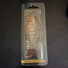 Kanan Lures Aqua Relic Series Jointed Swimbait 5in 25g Brown/Beige/Red AR-5-25