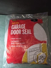 M-D Building Products 03822 30ft. White Vinyl Garage Door Top and Sides Seal