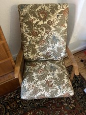 Polster Sessel, Antiker Armlehnenstuhl, restauriert