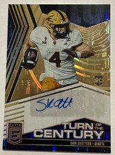 2025 Donruss Elite Cam Skattebo RC Turn of the Century AUTO Gold #’d 1/5 Bookend