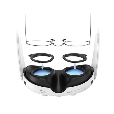 linsenschutz Kompatibel mit Meta/Oculus Quest 3 Zubehör Brillenabstandshalter