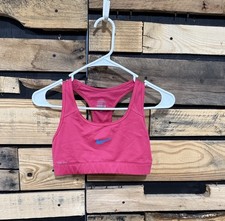 Nike Pro SMALL Pink Sports Bra Dri-Fit Athletic Racerback