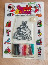 Vintage Makit Bakit Goofy Tree Disney Christmas Ornament Suncatcher