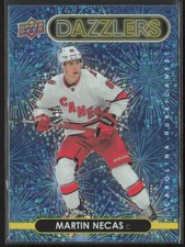2021-22 UD Series 2 Martin Necas DZ-58 Dazzlers Blue