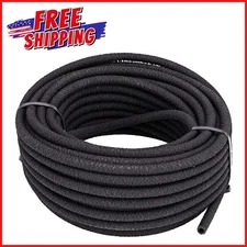 50-FT SOAKER HOSE GARDEN WATER TUBE Drip Irrigation System Plant Hydration Black