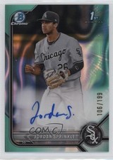 2022 Bowman Draft Chrome Pick Aqua Lava Refractor /199 Jordan Sprinkle Auto 1ku7