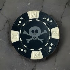 Harley-Davidson Skull & Crossbones Poker Chip...