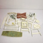 Vintage Barbie Go Together Patio Furniture Pieces And Parts TLC Junk Lot 1963