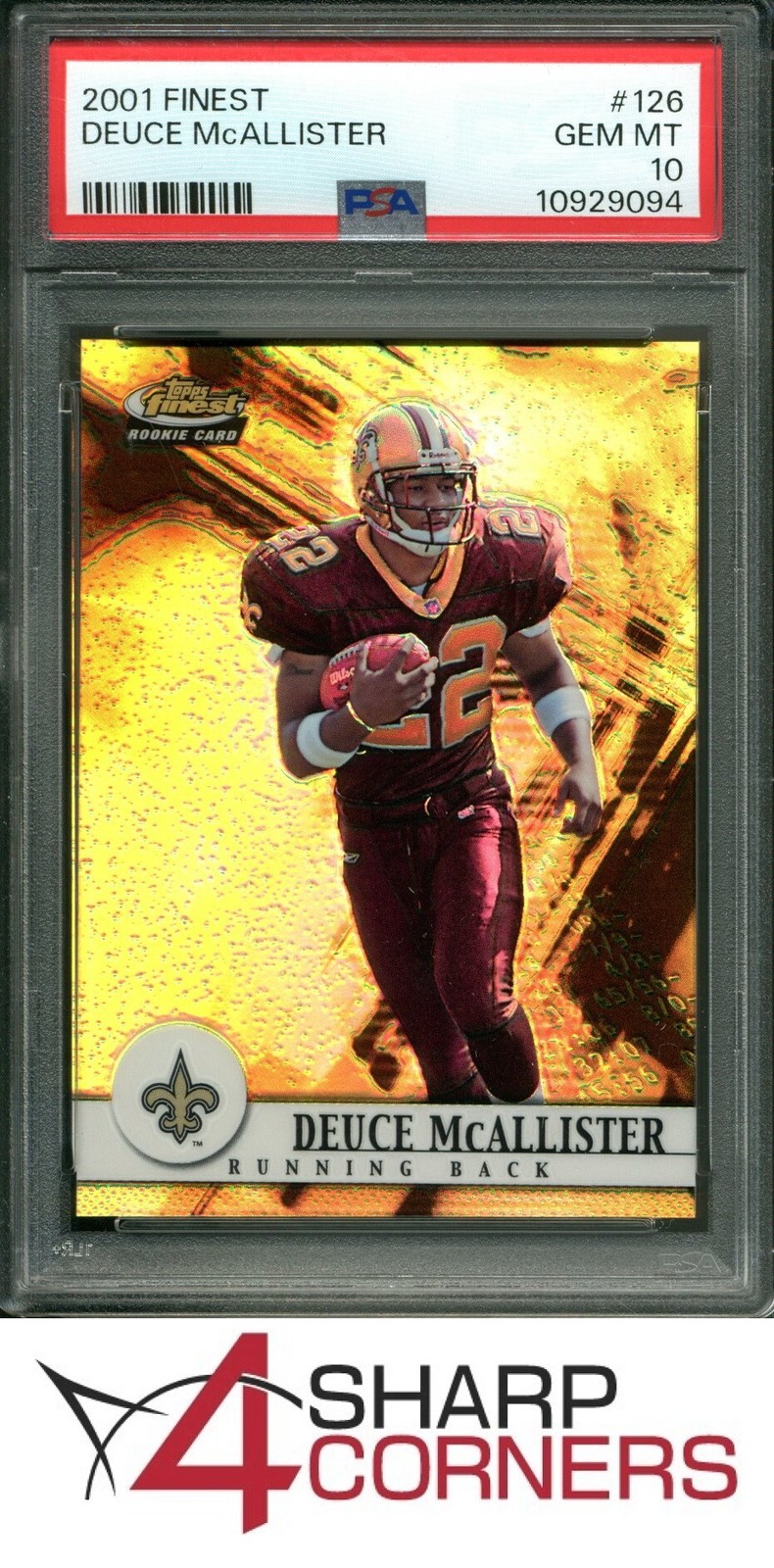 Deuce McAllister Finest #126 Base