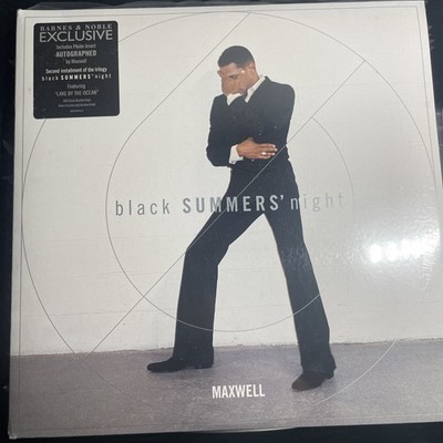 Maxwell Black SUMMER s Night Barnes & Noble EXCLUSIVE AUTOGRAPHED 2LP vinyl NOS
