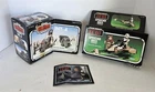 T-410 VINTAGE 80'S KENNER STAR WARS EMPTY BOX LOT SPEEDER BIKE & INT-4 MINI RIG