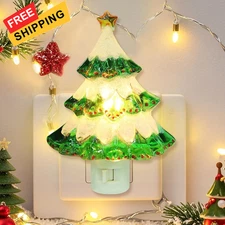 MUMTOP Christmas Night Lights Plug Into Wall - Tree tree 