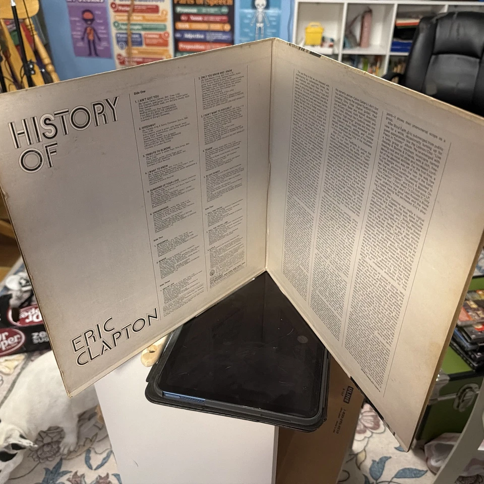 Eric Clapton - история Эрика Клэптона двойной виниловая пластинка - 1972 - ATCO SD 2-803 - Изображение 3 из 4
