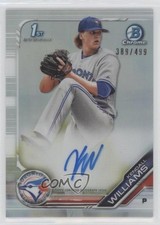 2019 Bowman Draft Chrome Pick Refractor /499 Kendall Williams #CDA-KW Auto zi1