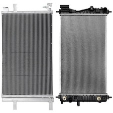 Aluminum Radiator & Condenser Cooling Kit For 2013-2015 Chevrolet Malibu