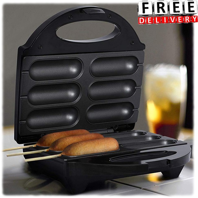 Corn Dog Maker Machine Waffle Stick Hot Dog Electric Presser Kitchen For Sale Online Ebay