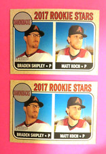 2 - 2017 Topps Heritage, Arizona D-backs - BRADEN SHIPLEY & MATT KOCH 