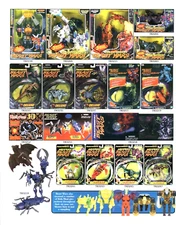 2005 Action Figures Toy PRINT AD ART - TRANSFORMERS BEAST WARS SPITTOR RHINOX