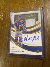 Patrick Mazeika Rookie Auto # /99 SP 2022 Panini Immaculate Material #IMA-PM RPA