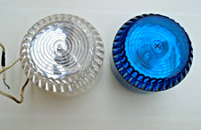 1 White 1Blue Flashing 24VDC Boats Ship Indicator Lights both works fine