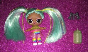 lol hair goals rainbow raver