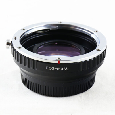 Focal Reducer Speed Booster Adapter Canon EOS EF Objektiv für Micro 4/3 M43 GX7
