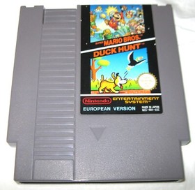 super mario / duck hunt european version  originale nintendo nes