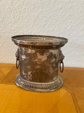 Flaschenk&uuml;hler Flaschenk&uuml;bel versilbert