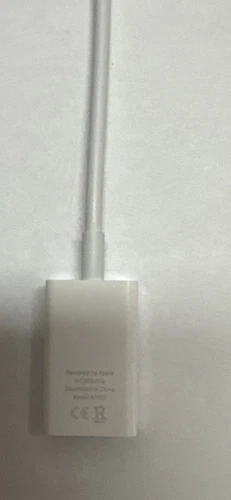 Original Apple - Adaptador USB-C a USB MJ1M2AM/A Modelo # A1632 Blanco - Imagen 6 de 9