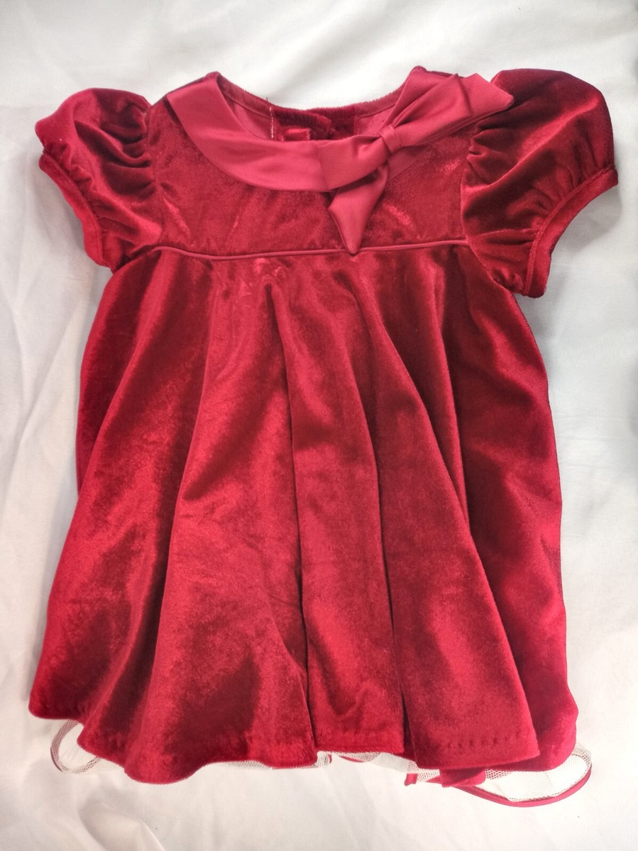 Jessica Ann Red Velvet Holiday Empire Waist Dress W/Bow Built In Petticoat 18M | eBay Jessica Ann Red Velvet Holiday Empire Waist Dress W/Bow Built In Petticoat 18M | eBay