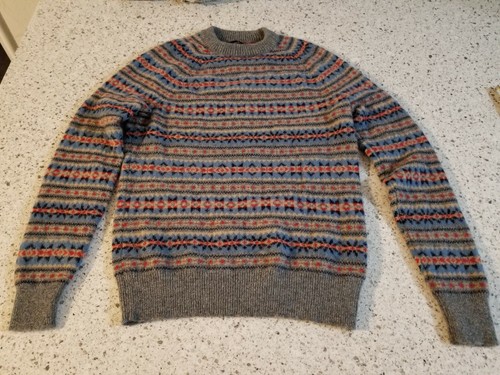 J Crew Sweater Gray/Multicolor Women's 