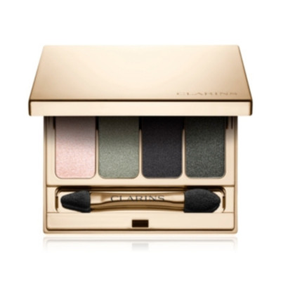 Clarins 4 Color Eyeshadow Wet/Dry/Smoothing & Long Lasting Palettes Shade 0.2 Oz